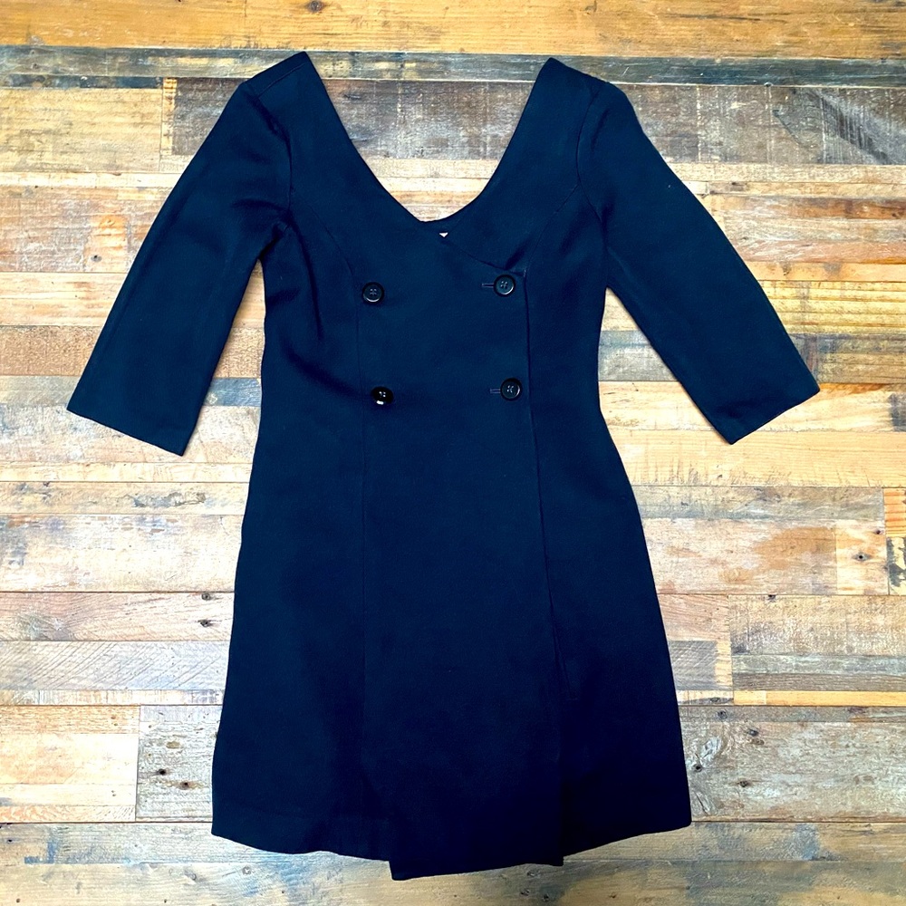 Operations Button Down Wrap Dress - image 1